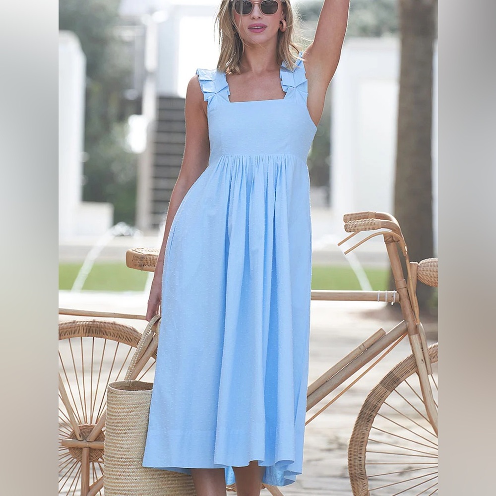 LAKE Lolly Dress in Morning blue size XL